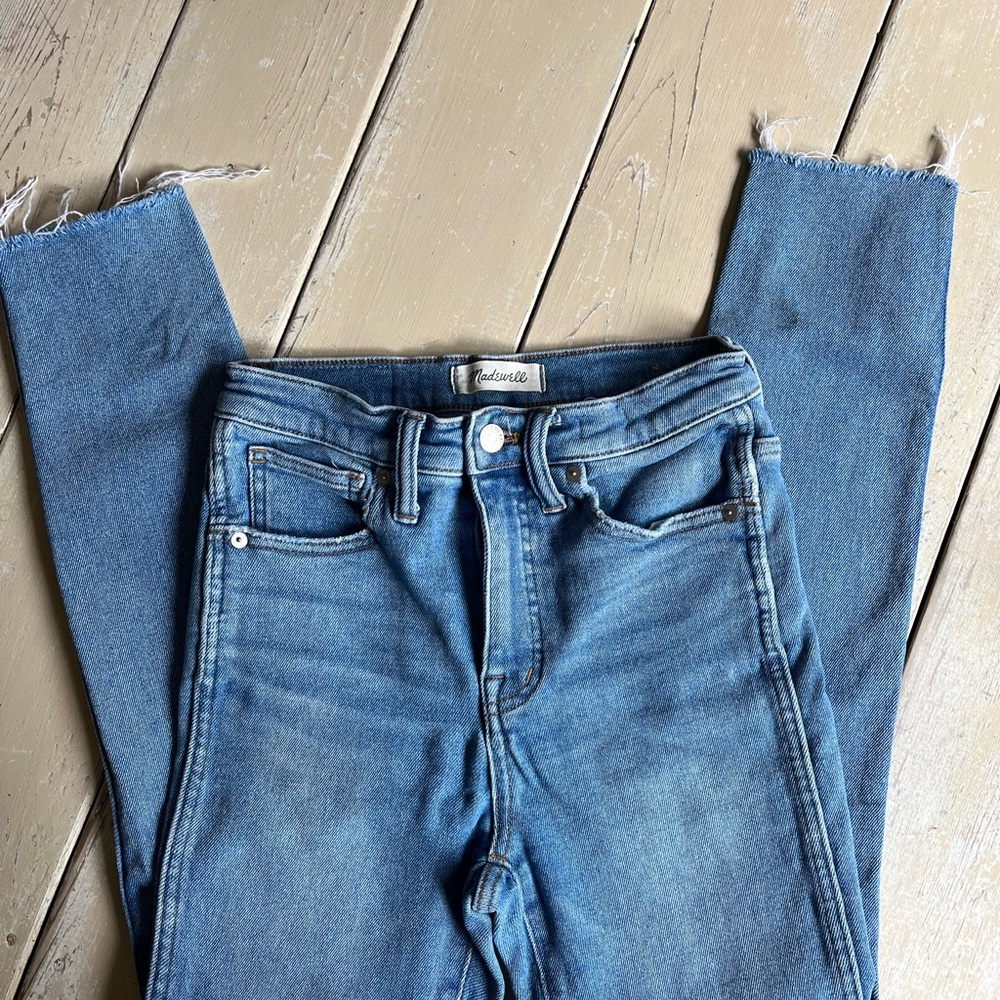 Madewell 10” high rise skinny jeans size 25